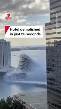 Miami's Mandarin Oriental Hotel demolished in 20-second implosion