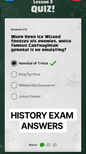 Final Exam Quiz Answers HISTORY LESSONS 2 THE CLASS ROOM #clashroyale #gameplay