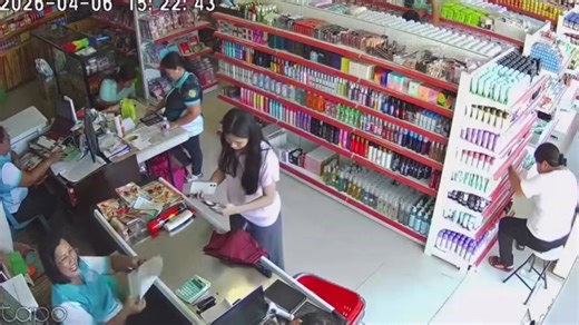 Intense earthquake shakes store in Cebu, Philippines