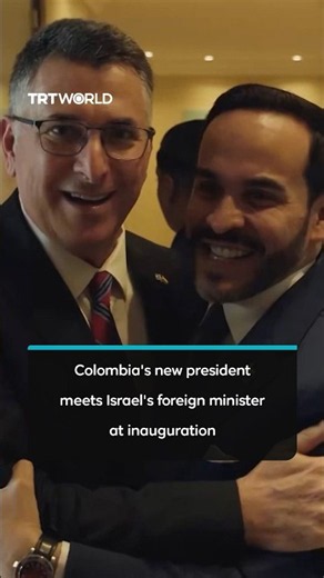 Colombia’s new president meets Israel’s foreign minister at inauguration