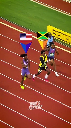 The Fastest USA Teenager vs Fastest Jamaican! 😱🇺🇸