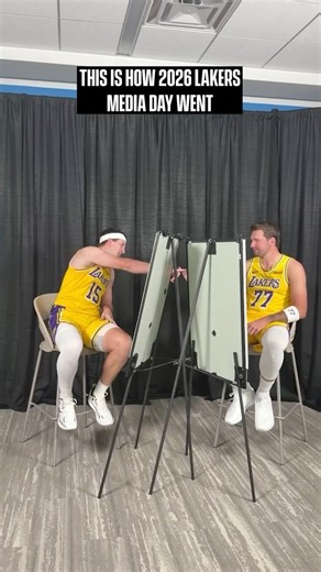 BTS of Lakers Media Day with Luka, Austin, & the squad #nba