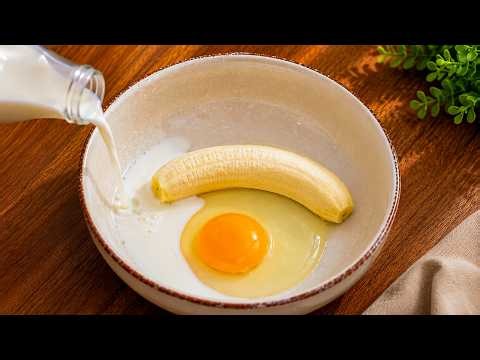 If you have 1 banana and 1 egg, make this 5 minutes recipe for breakfast! Simple and very Tasty!