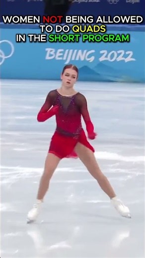 The rule that holds women back in figure skating #figureskating #olympics #trusova