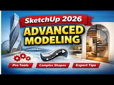 SketchUp 2026 Advanced Modeling Tutorial Professional Workflow