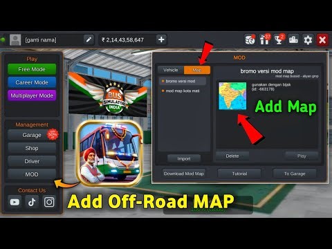 Bus Simulator India Game Me Offered Map Mod Add Hoga | Extreme Offroad Terbaru 2026