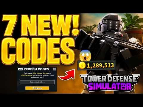 *NEW CODES* ALL WORKING CODES FOR TOWER DEFENSE SIMULATOR IN JULY 2026! ROBLOX TDS CODES