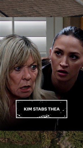 Kim stabs Thea