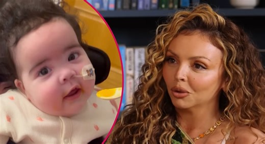 Jesy Nelson emotional as she shares video of first time feeding twins Ocean and Story in their special high chairs