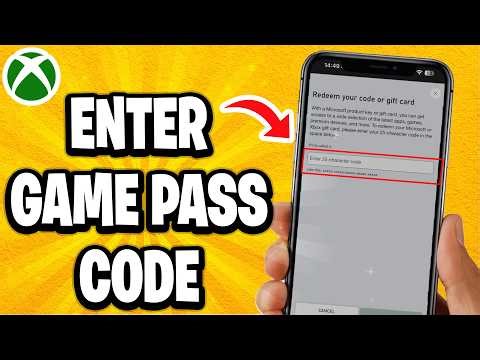 How To Enter Xbox Game Pass Code