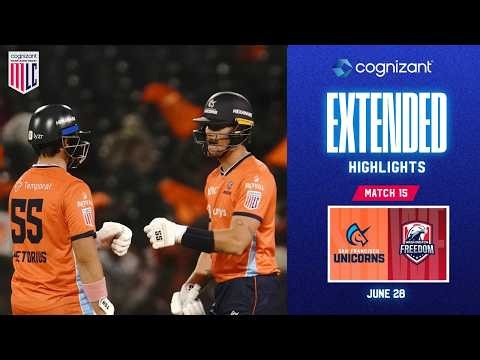 Cognizant Extended Match Highlights | San Francisco Unicorns vs Washington Freedom | Match #15
