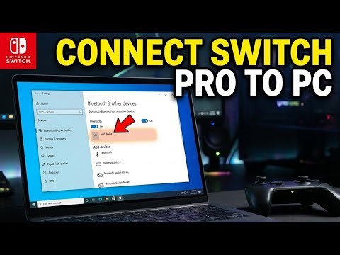How to connect Nintendo Switch Pro Controller to PC - Instant Fix