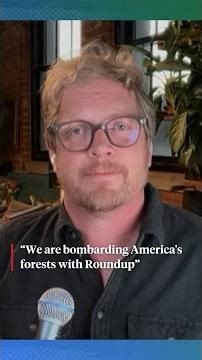 The U.S. Forest Service is spraying Roundup on trees
