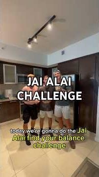 Jai Alai find your balance challenge! Thank you Jai Alai!