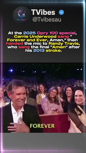 After His 2013 Stroke, Randy Travis Sang One Word at the Opry — Carrie Underwood Handed Him the Mic.