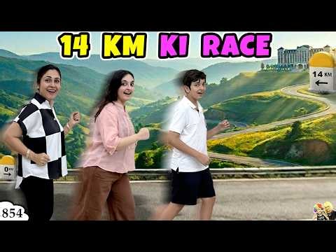 14 KM KI RACE | Ep 854 | Family Travel Vlog Vaishno Devi | Aayu and Pihu Show