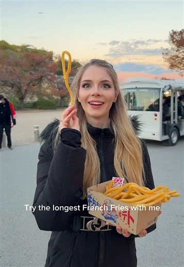 Oops! A Funny Fries Moment in Osaka, Japan 🙊