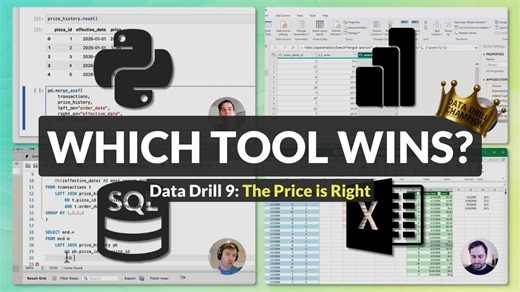 Excel vs Power BI vs SQL vs Python | Restaurant Price History Lookup