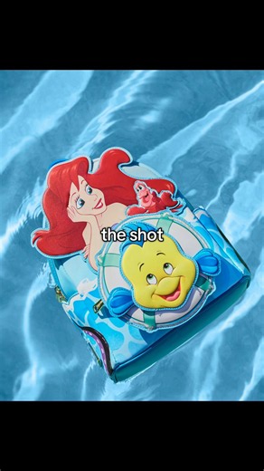 the set up vs. the shot #loungefly #disneystyle #thelittlemermaid #disneyloungefly #ariel