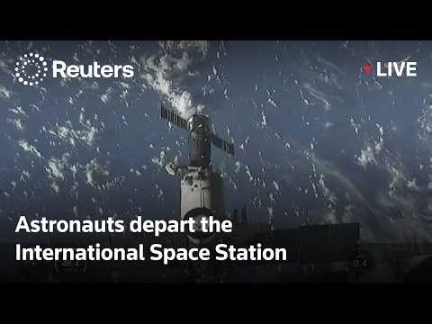 LIVE: NASA astronauts depart the International Space Station