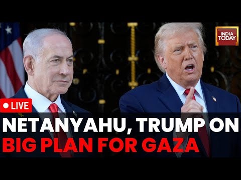 Donald Trump LIVE With Benjamin Netanyahu On Gaza Ceasefire | Donald Trump News | Gaza News LIVE