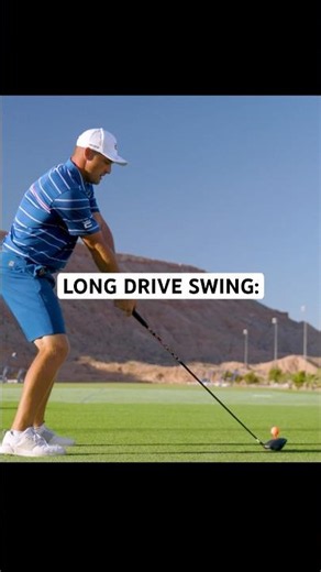 NORMAL SWING VS. LONG DRIVE SWING #brysondechambeau #golf #golfswing