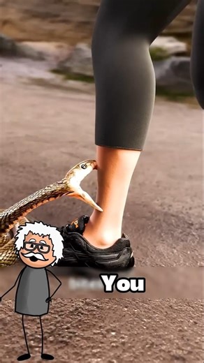 What happens when a snake bites you ? 😱