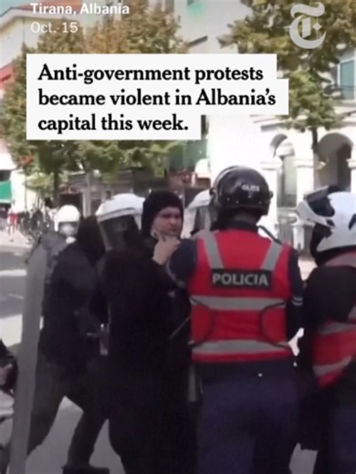 Months of demonstrations over corruption and the rising cost of living in Albania snowballed into protests in its capital on Thursday. Thousands of students took to the streets over the high cost of education, demanding the prime minister’s resignation. #Albania