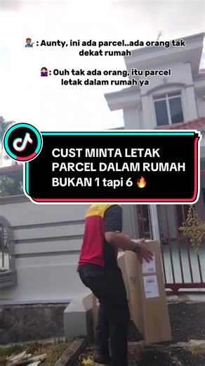 Pengalaman Menghantar 6 Parcel ke Rumah