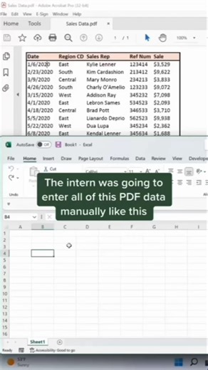 How to import PDF data into excel | excel tips and tricks
