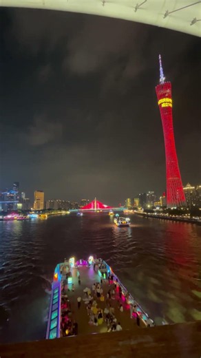 🏙️ Canton Tower | Stunning Skyline Views of Guangzhou 🇨🇳#shorts
