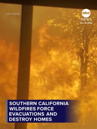 Firefighters are making progress battling wildfires across Southern California as strong winds fuel dangerous conditions, destroy homes and force residents to evacuate. ABC News' Jaclyn Lee reports.