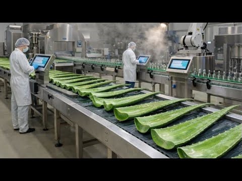Inside the Factory Process How Fresh Aloe Vera Juice Is Produced Step by Step
