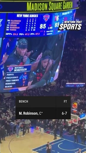 Mitchell Robinson is 6-7 from the free throw line 🤯 #shorts