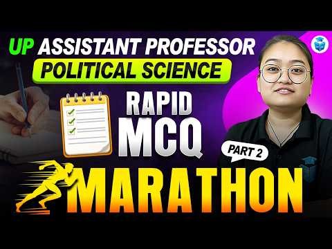UP Assistant Professor Political Science Marathon 2026 | MCQ Most Important Questions 2026 | JRFAdda