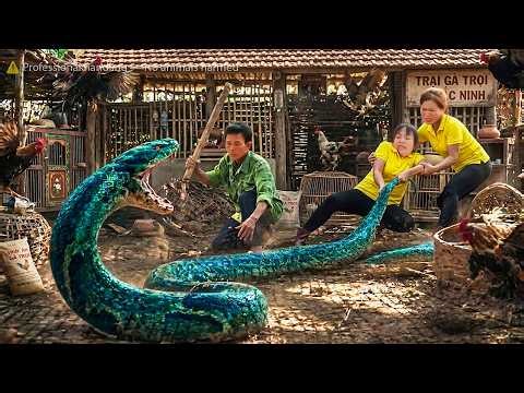 72 Terrifying Hours 😱 Mutated Giant Python Ambushes Chicken Coop — Shocking Survival Fight!