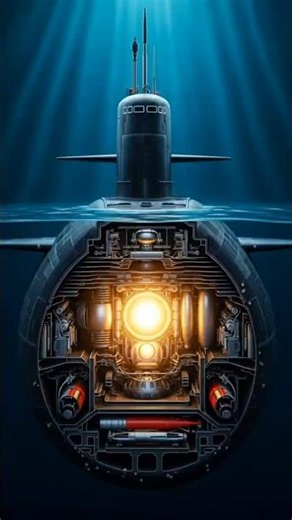 How a Nuclear Submarine Stays Hidden Underwater for Months ☢️