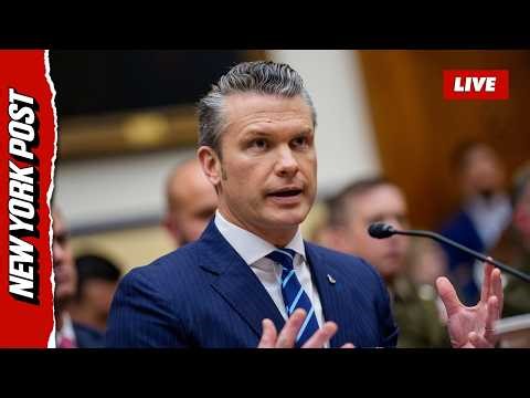 LIVE: Pete Hegseth and Dan Caine Testify in Defense Budget Hearing