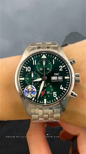 IWC Pilot’s Watch Chronograph Green Dial Unboxing & Hands-On Review | Luxury Timepiece Showcase