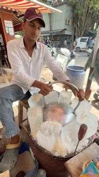 This is How Traditional Indian Icecream is Made #shortsvideo #dessert