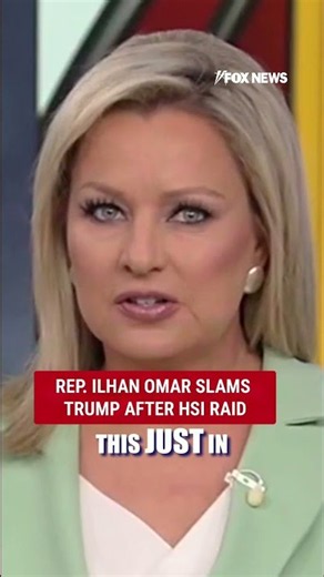 BREAKING: Rep. Ilhan Omar SLAMS Trump after raid: 'POLITICAL INTIMIDATION'