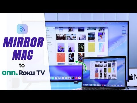 How To Screen Mirror MacBook to ONN. Roku TV Wirelessly!