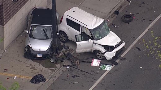 Major accident early Monday morning shuts down part of West Irving Park Road on city’s North Side