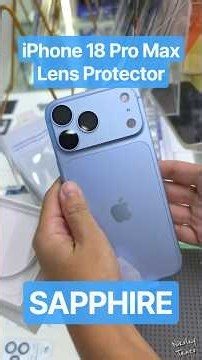 iPhone 18 Pro Max Sapphire Camera Lens Protector Installation 🔥