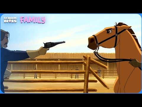 Spirit Escapes the Colonel | Spirit: Stallion of the Cimarron (2002) | Screen Bites Family