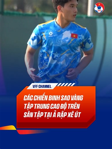 U23 Việt Nam tiếp tục bước vào buổi tập thứ hai tại Ả Rập Xê Út. Các cầu thủ giữ sự nghiêm túc, tập trung cao độ khi trận ra quân đang đến gần #VFF #SportsOnTikTok #vffchannel #AFCU23 #u23vietnam