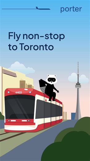 Explore the world's most multicultural city with direct flights to Toronto. | Porter Airlines