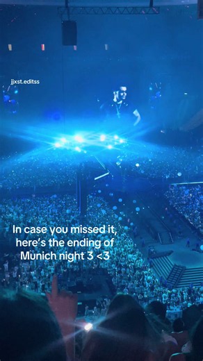 Munich The Weeknd concert ending night 3 — 6-minute clip
