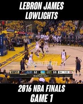 LeBron James Lowlights Compilation: 2016 NBA Finals (Game 1) #shorts #lebronjames #nba #nbaedits