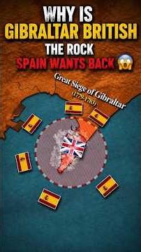 why is gibraltar british the rock spain wants back🤯 #facts #country #livefacts